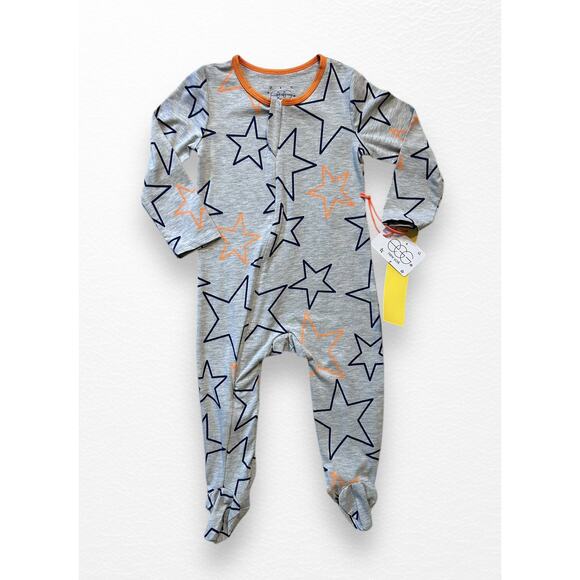 NWT Egg New York Stars Zip Footie, 24 Months - Picture 1 of 7